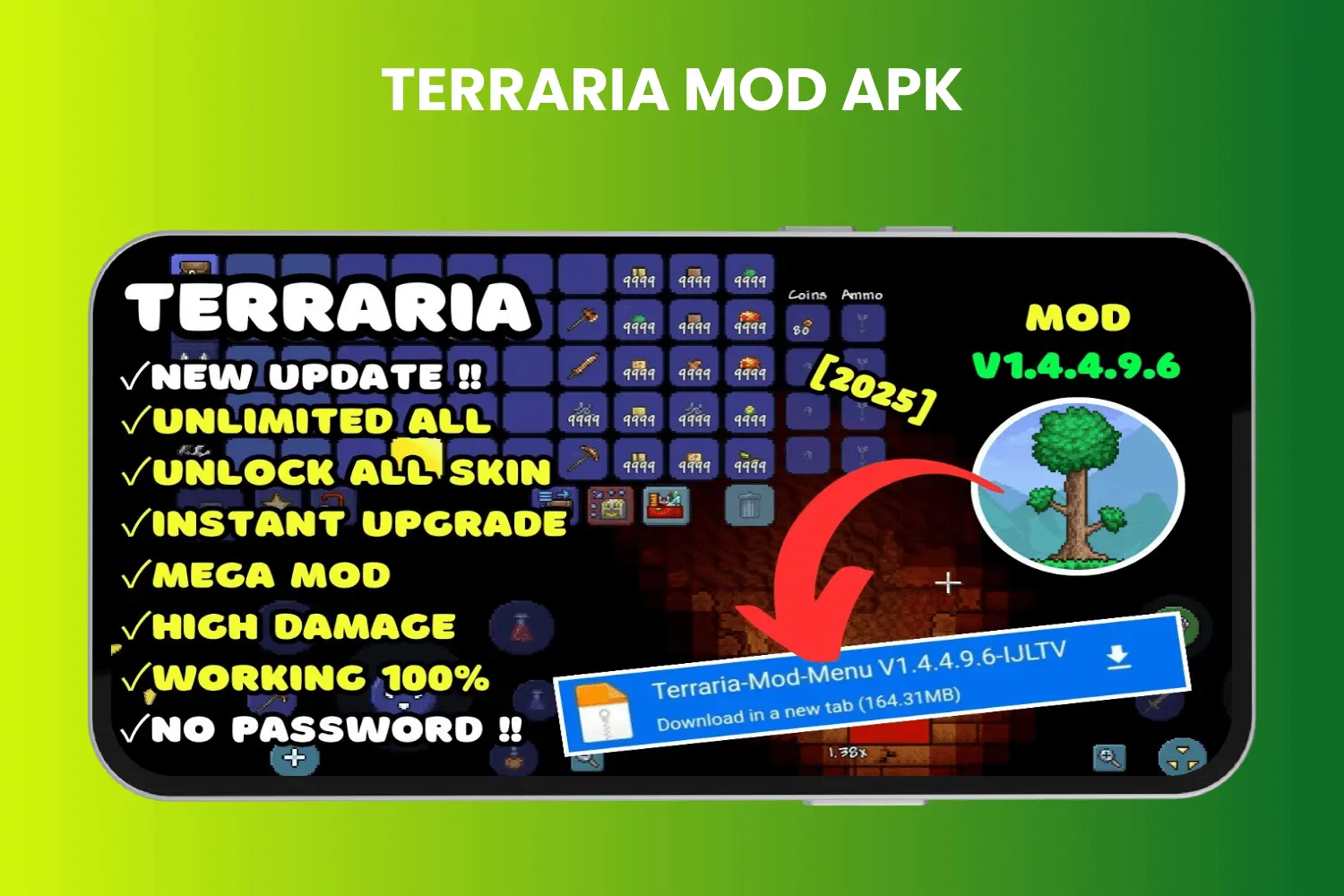Terraria MOD APK: Unlimited Items & Immortality for Epic Builds